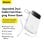 Power Bank Baseus Qpow2 10000mAh 22,5W Dual-Kabel Display Weiß Lithium Polymer