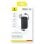 Powerbank Baseus Qpow 2 10000 mAh 30W Schwarz Power Delivery Schnellladung