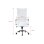 Silla de oficina Equip 651017 acolchada blanca algodón polipiel nylon REACH
