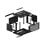 Bastidor de pared Lanberg WF01-6406-23B 6U 60kg Negro IP20 Autoinstalable