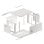 Bastidor de pared Lanberg WF01-6406-00S 6U 60kg IP20 Gris autoinstalable