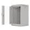 Bastidor de pared Lanberg WF11-3309-10S 9U 30kg Cristal Templado Gris IP20 Rieles Gestión de cables