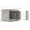 Bastidor de pared Lanberg WF11-3304-10S 10" 4U 30kg vidrio templado gris IP20 montaje propio