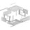 Râtelier Lanberg WF01-6404-23S 19" 4U Mur ENTRAÎNEMENT Gris IP20