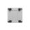 Rack de pie Lanberg FF01-6615-12SL 15U 1200kg termostato LCD IP20 gris puertas vidrio/metal
