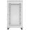 Armario rack 19" Lanberg FF01-8027-23SL 27U 1000x800mm IP20 Gris LCD Termostato
