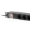 Régua de tomadas Lanberg PDU-08F-0200-BK 8 tomadas proteção interruptor rack