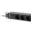 PDU Lanberg PDU-03F-0200-IEC-BK 3 Schuko 4000W 16A Protección Sobretensiones Rack 1U Aluminio 10" 2m Negro