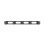 Panel de gestión de cables Lanberg AK-1205-B 1U 19" Metal Plástico 5 aros Negro