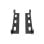 Riel deslizante Lanberg AK-1902-B Ready Rail 1U acero negro 650-1090mm 90kg