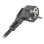 PDU Lanberg PDU-05F-0200-BK 1U 5 Salidas Tipo F 16A Protección y Aluminio