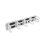 Panel gestión cables Lanberg AK-1204-S 19" 2U 10 Pasadores Metal Plástico Gris RAL7035