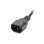PDU Lanberg PDU-04E04I-0200-IEC-BK 1U 4 salidas C13 Tipo E Horizontal Negro Rack 2m 10A