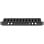 Organizador de cables 1U Lanberg AK-1703-B ABS 19" RAL9004 Negro con tornillos M6