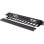 Organizador de cables 1U Lanberg AK-1703-B ABS 19" RAL9004 Negro con tornillos M6