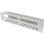 Organizador de cables Lanberg AK-1705-S 2U 19" acero gris RAL7035 con tapón y tornillos M6