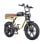 ENGWE M1 Elektrofahrrad, 48 V, 250 W Motor, 20 x 4,0 Reifen, hydraulische Scheibenbremsen, Gelb