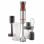 Liquidificador de imersão Ufesa BP4654 1200W com 20 velocidades, 4 lâminas e acessórios pretos e vermelhos