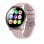 Montre connectée Denver SWC-392RO Bluetooth, écran AMOLED, IP67, rose, oxymètre, fonctionnalités santé