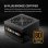 Alimentation Gamdias 450 W à haut rendement énergétique Helios M1, noire, multi-connecteurs