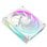 Pack de 3 roulements FDB blancs 3 en 1 pour refroidissement par air DeepCool 120 mm FL12 WH