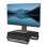 Supporto per monitor Fellowes Breyta nero, altezza regolabile, portatile, riciclabile, 15 kg