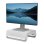 Fellowes 100016561 Breyta White Verstellbarer Monitorständer, 15 kg Traglastkanal, Öko-Grau/Weiß