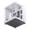 Caja PC Jonsbo TK-1 2.0 Blanca Mini Tower Acero Vidrio Templado ITX Micro ATX