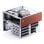 Caja PC Jonsbo N4 WHITE Micro Torre Blanco ITX micro ATX Acero Madera Gaming