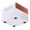 Caja PC Jonsbo N4 WHITE Micro Torre Blanco ITX micro ATX Acero Madera Gaming