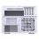Caja PC Jonsbo N4 WHITE Micro Torre Blanco ITX micro ATX Acero Madera Gaming