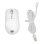 Ratón GAMIAC PA50 Gaming USB Type-C 12400 DPI Blanco RGB 6 Botones