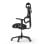 Cadeira ergonómica ACGAM CG-5245M, preta, sensor de peso, apoio lombar 3D/2D, 136 kg