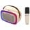 Altavoces Denver BTM-610 Portátiles Inalámbricos Bluetooth 10W iluminación LED multicolor Blanco