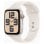 Montre connectée Apple Watch SE MXEV3QF/A GPS 44 mm Aluminium OLED 32 Go Wifi Beige M/L étanche