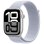 Smartwatch Apple Watch Series 10 GPS Wifi 64GB Écran OLED 46mm Aluminium Argent Textile