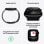 Apple Watch Series 10 GPS WiFi OLED 46mm Aluminium Argent Textile Bleu