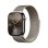 Montre Apple Watch Série 10 GPS + Cellular 64 Go OLED Titane Bracelet Milanese S/M Étanche