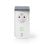 Enchufe Intelligente Nedis WIFIPO120EWT Wi-Fi IP44 Grigio Bianco Plastica