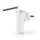 Enchufe Intelligente Nedis WIFIPO120EWT Wi-Fi IP44 Grigio Bianco Plastica