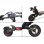 Urban Glide 25km/h 40km de alcance 800W scooter elétrico com suspensão de 4 pontos e LED XXL