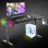 Bureau Gaming Spirit of Gamer 140cm Bois avec LED RGB et Réglage de Hauteur