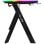 Bureau Gaming G-Lab K-Desk Sulfur 120cm Noir LED RGB