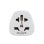 Adaptador universal de viaje Scape Travel 830 Schuko Tipo F compacto 250V 10A 2300W