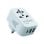 Scape Travel 830C Kompakter USB-A auf USB-C Multi-Outlet UK Universal-Reiseadapter