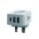 Scape Travel 830C Kompakter USB-A auf USB-C Multi-Outlet UK Universal-Reiseadapter
