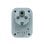 Adaptateur universel SANS NOM 830C Schuko Type F, USB-A x2, USB-C, multiprise internationale