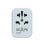Adaptateur universel SANS NOM 830C Schuko Type F, USB-A x2, USB-C, multiprise internationale