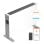 Aquecedor elétrico de convecção inteligente Ksix Blaze, 2000 W, ecrã tátil LED, aplicação Tuya, controlo remoto, branco
