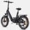 ENGWE Elektrofahrrad, 250 W, 100 Nm Motor, 48 V, 15 Ah, 160 km Reichweite, Vollfederung, pannensicher